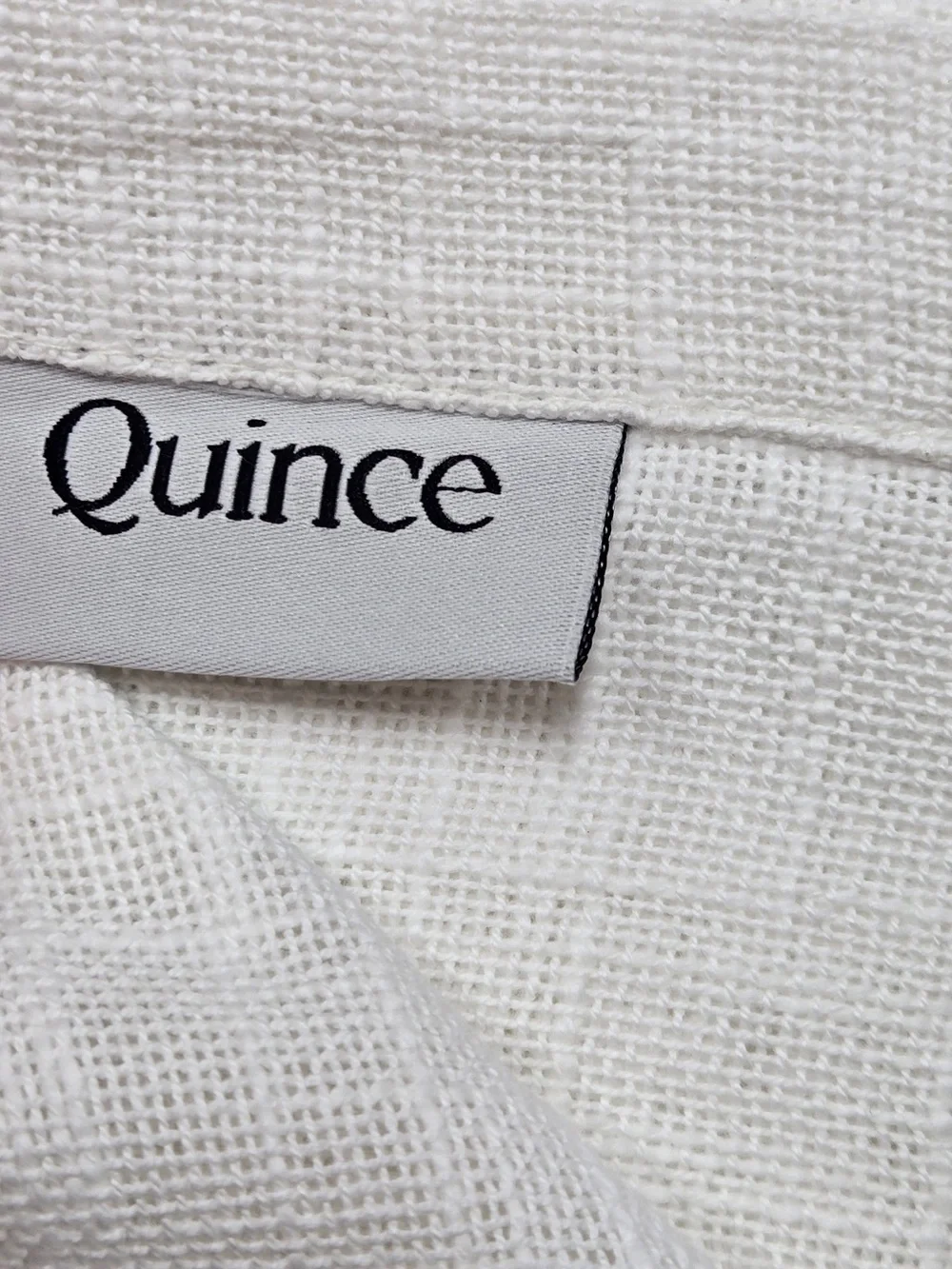 NWT QUINCE Set Of 2 48x108 Cotton Sheer Curtains White 8973